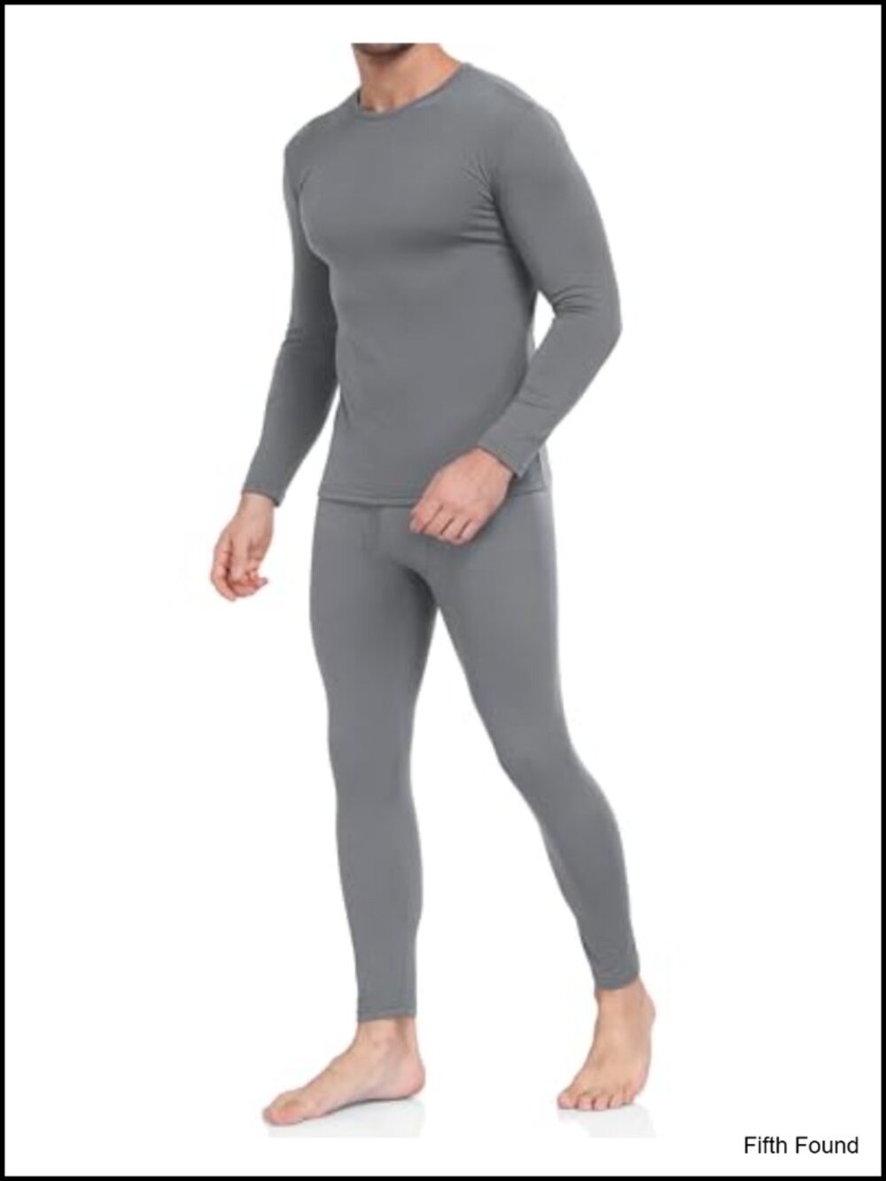 Men's Fleece Lined Thermal Underwear Set Long Johns Winter Base Layer